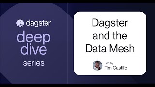 Dagster and the Data Mesh A Dagster Deep Dive [upl. by Rozalin588]