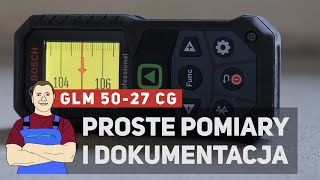 Dalmierz Bosch GLM 5027 CG i dokumentacja w aplikacji Measure On [upl. by Ezalb312]