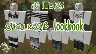 grunge clothing lookbook 🕯  roblox [upl. by Jameson]