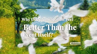 Why Does Anticipation Feel Better Than the Event Itself [upl. by Burkhart]