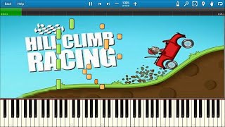 HILL CLIMB RACING IN SYNTHESIA [upl. by Lew375]