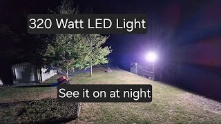 REVIEW  This 320 Watt LED Light Really Lights It Up [upl. by Dranal]