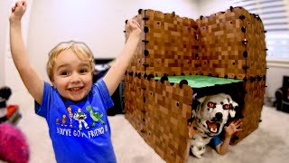 FATHER amp SON SURPRISE BEDROOM FORT [upl. by Leanatan409]