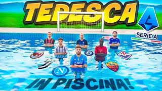 ⚽️ TEDESCA SERIE A CHALLENGE in PISCINA 💦 [upl. by Mignon]