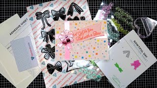 Diamond Press quotBowutiful Dayquot Stamps amp Dies Review Tutorial So Cute Great Addition to Any Project [upl. by Hibben]