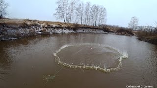 Выпал снег а мы кидаем накрывушку Рыба на каждом забросе [upl. by Keith]