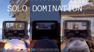 SOLO Domination On The HARDEST Server In RUST [upl. by Johnath]