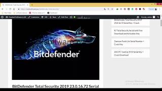 BitDefender Total Security 2019 2301672 Serial Key  Crack [upl. by Sarad]