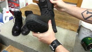 Tactical Boot Review of Blauer 511 and Bates [upl. by Nytnerb]