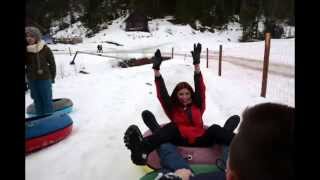 Snow Tubing in Azuga [upl. by Atalya]