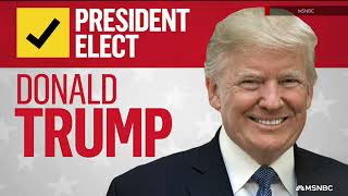 MSNBC calls 2024 election for Donald Trump [upl. by Qerat405]