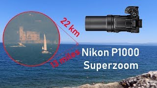 22 km138 miles Zoom Nikon P1000Superzoom4K [upl. by Annaiviv]