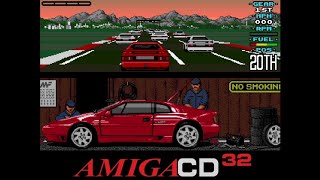 Lotus Esprit Turbo Challenge Demo Version  Amiga CD32 Gameplay [upl. by Jeramey]