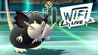 Pokemon Lets Go Pikachu amp Eevee WiFi Battle Alolan Raticate Food 1080p [upl. by Ezra]