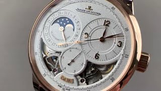 JaegerLeCoultre Duomètre Quantième Lunaire Q6042422 JaegerLeCoultre Watch Review [upl. by Orthman]