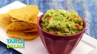 Guacamole Mexican Veg Avacado Guacamole Recipe by Tarla Dalal [upl. by Enelyam]