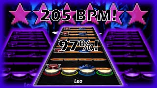 DEATH METAL in Clone Hero 205 BPM [upl. by Enytsirk395]