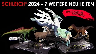 Schleich ® 7 weitere Figuren Neuheiten 2024 News  ein schnelles Unboxing amp Reaction  Vorschau [upl. by Amii]