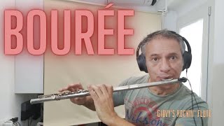 Bouree Jethro Tull reworking from JSBach suite BWV 996 live Rock Flute Cover [upl. by Nuawtna]