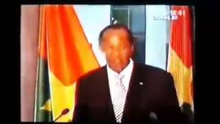 Décalration du President Blaise Compaoré [upl. by Enened]