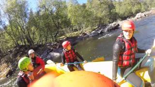 Rafting  Zipline  Oppdal Norway [upl. by Colwen]