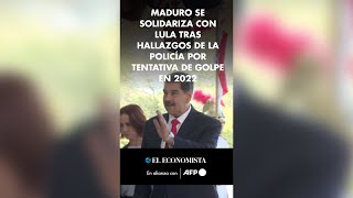 Maduro se solidariza con Lula tras hallazgos de la policía por tentativa de golpe en 2022 [upl. by Olag]