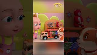 Wheels On The Garbage Truck  Part 2  Nursery Rhymes For Kids  Happy Tots [upl. by Ardle]