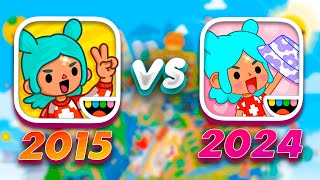 NEW vs OLD ❤️️ 2015 vs 2024 ❤️️ Toca Life World ❤️️ Toca Boca [upl. by Anitneuq]