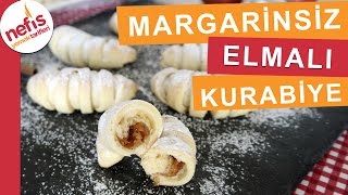 Margarinsiz Yumuşacık Elmalı Kurabiye Tarifi  Kurabiye Tarifleri  Nefis Yemek Tarifleri [upl. by Anayad]