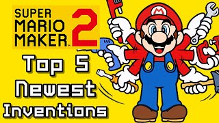 Super Mario Maker 2 Top 5 New INVENTION Courses Switch [upl. by Gonagle]