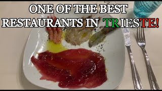 1 day in Trieste  wine food and places  lunch at famous Restaurant Antica Trattoria Menarosti [upl. by Zohar]