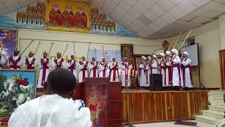 የመገጽቅጊሰትቤት ግንቦት 23 2014 ዓም ያቀረቡት ያሬዳዊ ዝማሬ ወረብ  Menagesha genete tsige kidus giorgis wereb [upl. by Lj]