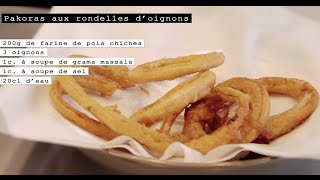 Pakoras Beignet de légumes  Recette indienne [upl. by Jaquenette464]