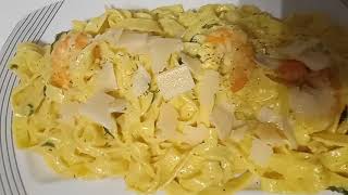 اسهل وأسرع والذ معكرونة تاكليتال بالصلصة البيضاء tagliatelles sauce blanche délicieuse rapide [upl. by Juditha]