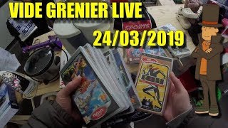 VIDE GRENIER LIVE 24032019 un début timide mais sympa [upl. by Gingras]