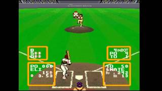 Super Baseball Simulator 1000 SNES  Super Nintendo  Vizzedcom GamePlay [upl. by Lydon]