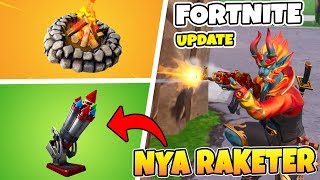 NYA RAKETER I FORTNITE HEALA DIG RUNT ELDEN NYTT FIREWALKER SKIN [upl. by Ringler]