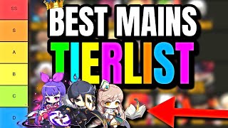 Maplestory Reboot BEST Mains TIERLIST post newage [upl. by Eniagrom339]