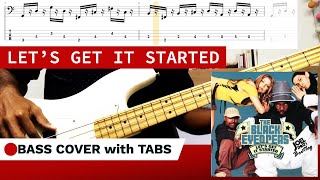 Lets get it started  The Black Eyed Peas BASS COVER  TABS [upl. by Uah660]