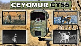 🦌 2022 Review Ceyomur CY55 Trail Camera Testing and Samples 🦌 [upl. by Avi]