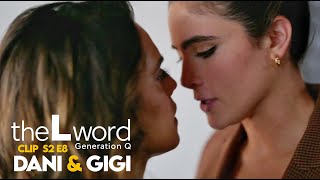 Dani and Gigi  Kiss scene  The L Word Generation Q S2 E8 [upl. by Merell]