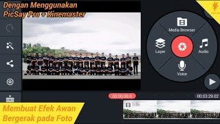 TIMELAPSE AWAN BERGERAK TANPA ZEOTROPIC  TUTORIAL KINEMASTER 1 [upl. by Fiann]