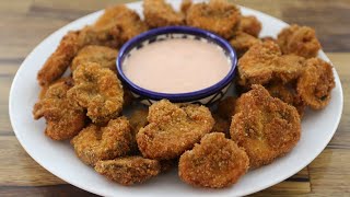 Crunchy Fried Mushrooms Recipe  Breaded Mushrooms [upl. by Palma]