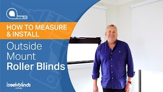 How to Measure and Install Outside Mount Roller Blinds [upl. by Crin]