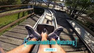 Toboggan Winterberg FAST 4k  Winterberg summer run [upl. by Aipotu645]