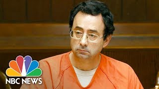 Reactions To The Sentencing Of Larry Nassar  NBC News [upl. by Tanaka865]