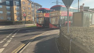 EL3 Barking RiversideMallards RoadLittle HeathLT910LTZ 2110Go Ahead London [upl. by Beaufort421]