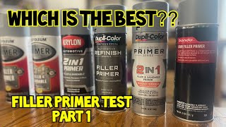 What’s the best filler primer for 3D printing  Filler primer testing part 1 [upl. by Porty]