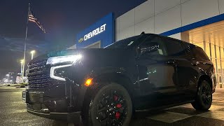 Let’s Drive 🏁 Blacked Out Performance Package 2023 Chevrolet Tahoe RST 4WD [upl. by Gisser434]