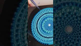 Blue mandala 🔵⚙️ mandala satisfying dots games ooworks [upl. by Enitsej]